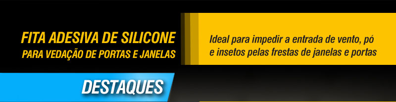 VONDER - Fita Adesiva de Silicone para Vedao