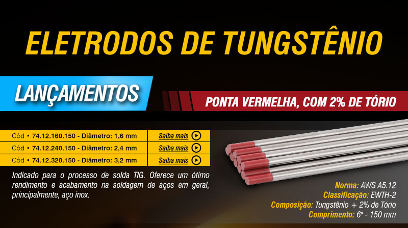 VONDER - Eletrodos de Tungstênio