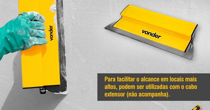 VONDER - Desempenadeiras para Massa Corrida