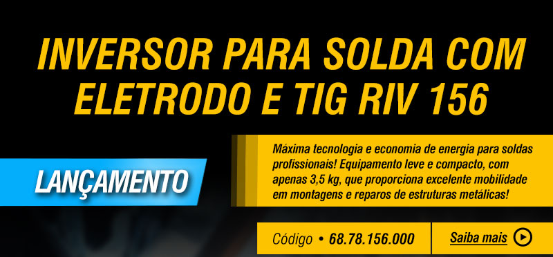 VONDER - Inversor para Solda com Eletrodo e TIG RIV 156