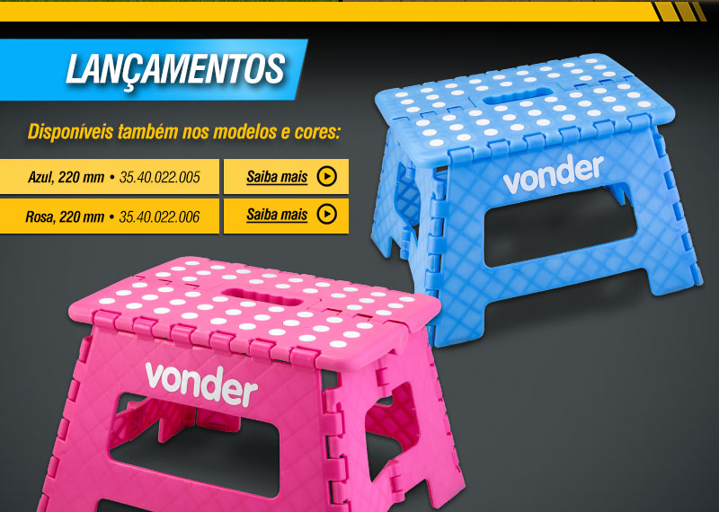VONDER - Banquetas Plsticas Dobrveis