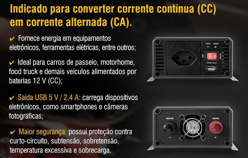 VONDER - Inversor de Potncia 600 W