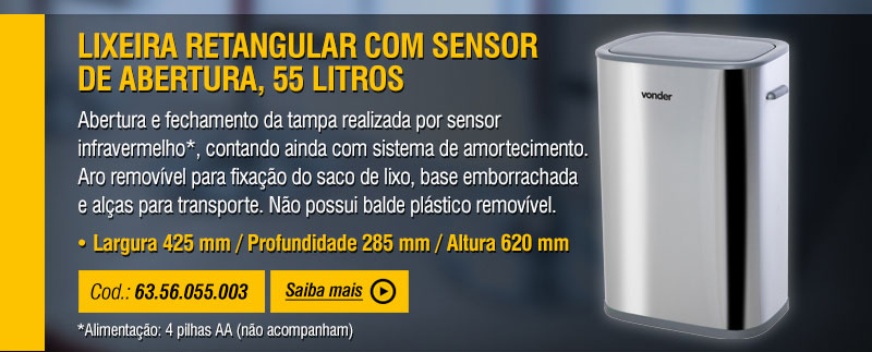 VONDER - Lixeiras em Inox