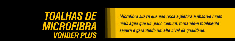 VONDER PLUS - Toalhas de Microfibra