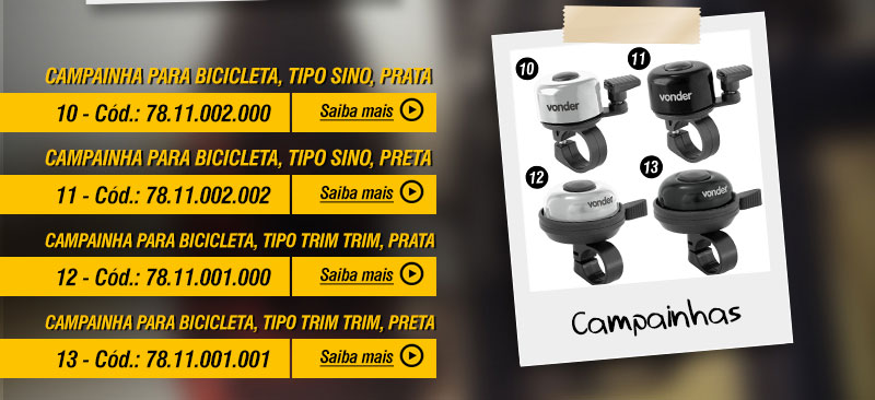 VONDER - Acessrios e Ferramentas para Bicicleta