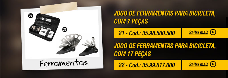 VONDER - Acessrios e Ferramentas para Bicicleta