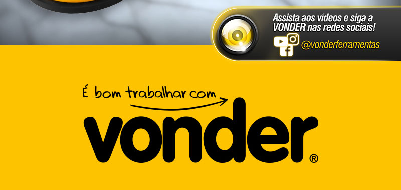 VONDER - Ventosa Dupla 128mm, Articulada