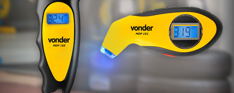 VONDER - Medidores Digitais de Presso para Pneus