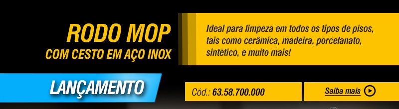 VONDER - Rodo MOP com Cesto em Ao Inox