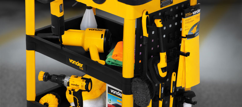 VONDER PLUS - Carro para Detalhamento Automotivo, CAV 100