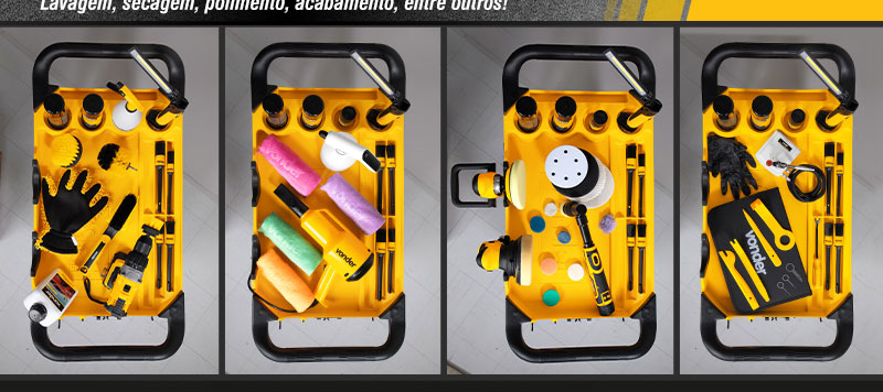 VONDER PLUS - Carro para Detalhamento Automotivo, CAV 100