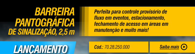VONDER - Barreira Pantogrfica de Sinalizao, 2,5 m