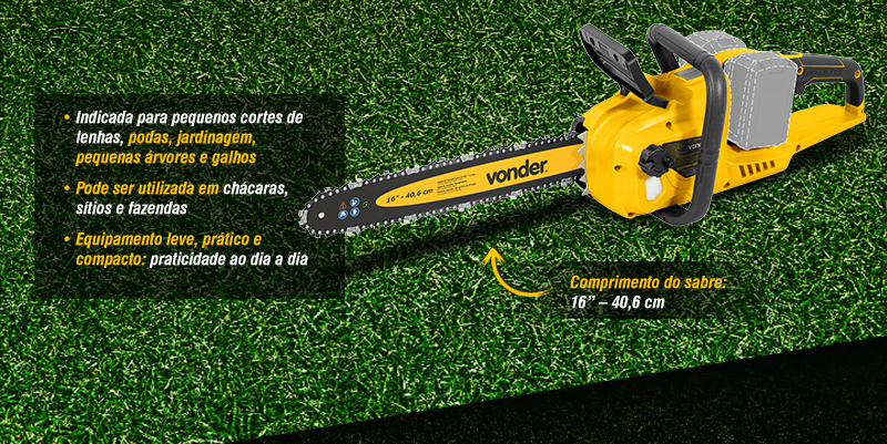 VONDER - Soprador de Folhas ISV 1846B e Motoserra IMSV 1853B