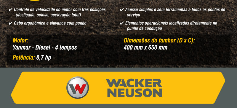 WACKER NEUSON - Rolos Compactadores