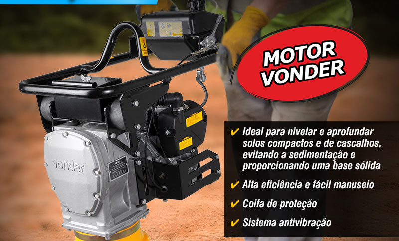 VONDER - Compactador de Percusso a Gasolina