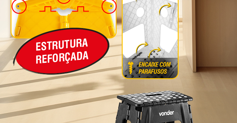 VONDER - Banquetas Plsticas Dobrveis