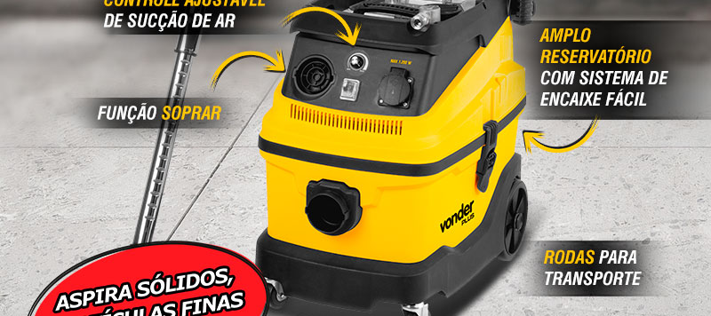 VONDER PLUS - Aspirador de P para Partculas Finas APV 1600