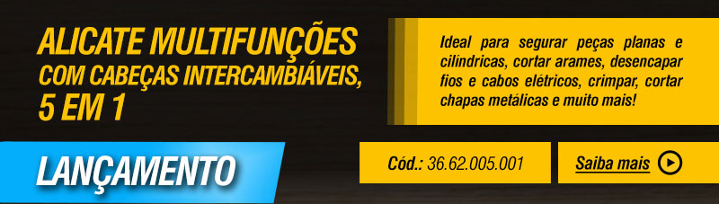 VONDER - Alicate Multifunes com Cabeas Intercambiveis 5 em 1