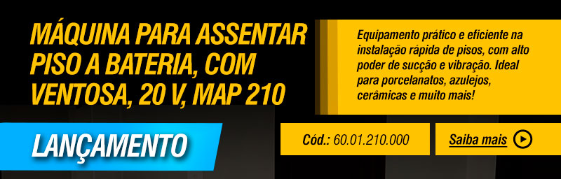 VONDER - Mquina para Assentar Piso a Bateria com Ventosa MAP 210