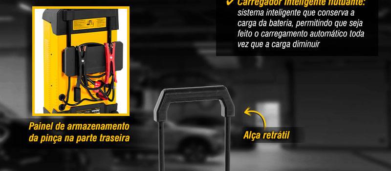 VONDER - Carregador Inteligente de Bateria 220 V~, CIB 1100