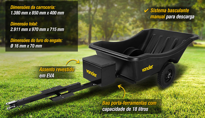 VONDER - Carreta Agrcola 200 kgf