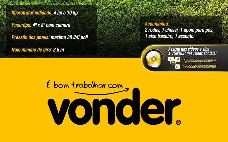 VONDER - Carreta Agrcola 200 kgf