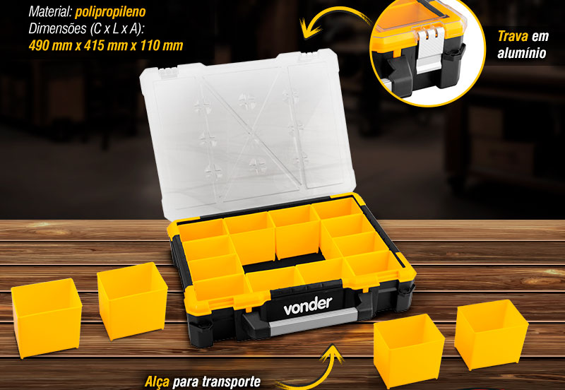 VONDER - Organizador Plstico OPV 0700