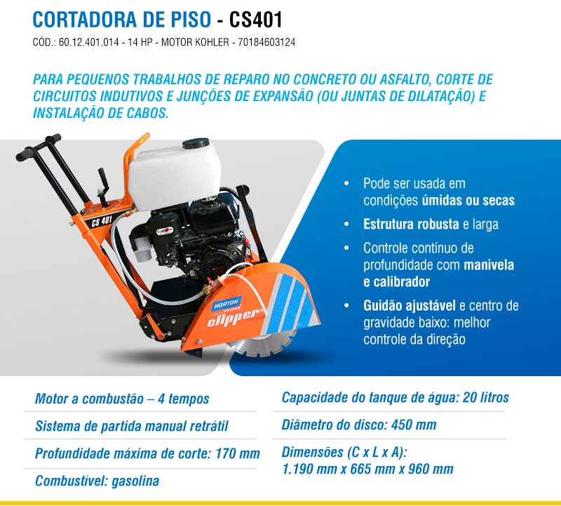 NORTON CLIPPER - Produtos para diversas operaes de preparao, corte, reparos e muito mais