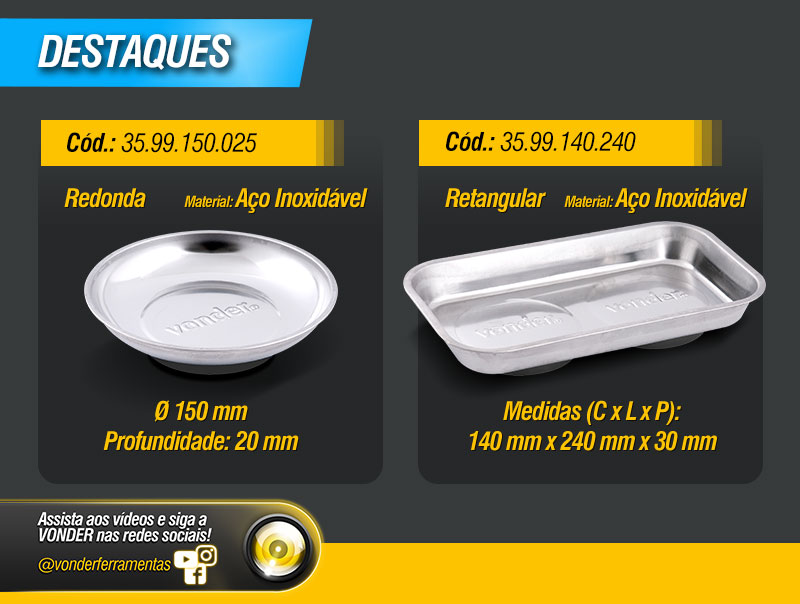 VONDER - Bandejas Magnticas