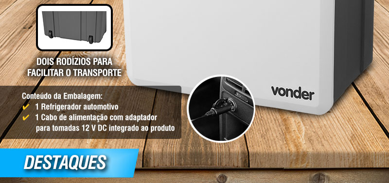 VONDER - Refrigerador Automotivo 40 L