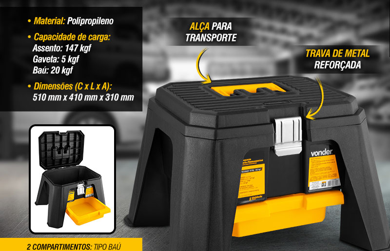 VONDER - Banqueta Porta-Ferramentas