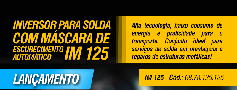 VONDER - Inversor para Solda com Mscara de Escurecimento Automtico IM 125