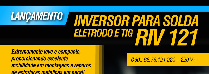 VONDER - Inversor para Solda Eletrodo e TIG RIV 121