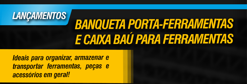 VONDER - Banqueta Porta-Ferramentas e Caixa Ba para Ferramentas VONDER PLUS