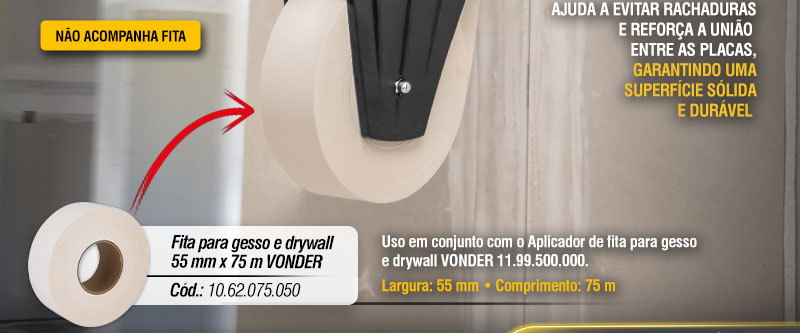 VONDER - Aplicador de Fita para Gesso e Drywall