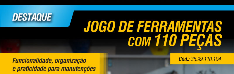 VONDER - Jogo de Ferramentas com 110 peas