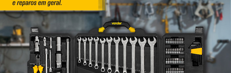 VONDER - Jogo de Ferramentas com 110 peas