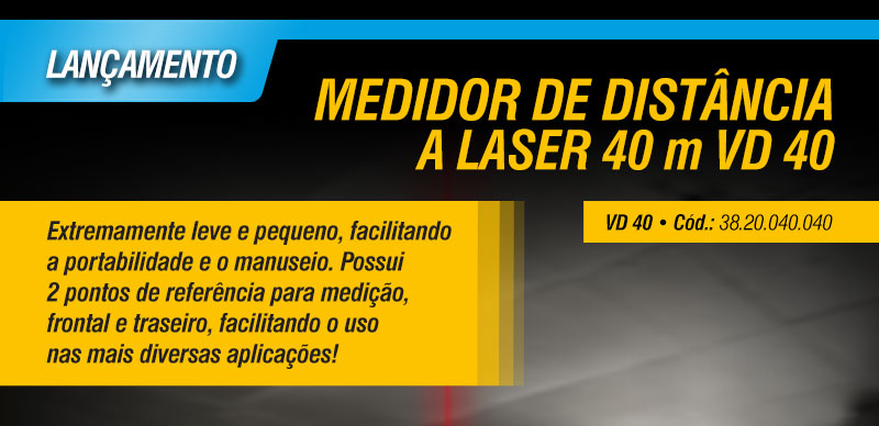 VONDER - Medidor de Distncia a Laser 40 m VD 40