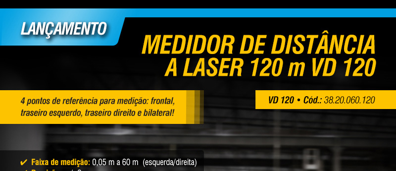 VONDER - Medidor de Distncia a Laser 120 m VD 120