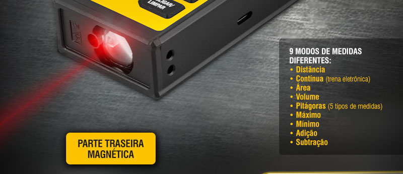 VONDER - Medidor de Distncia a Laser 120 m VD 120
