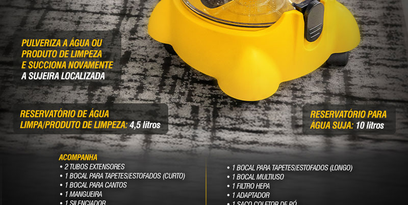 VONDER - Extratora para Limpeza, 1.300 W, ELV 1300