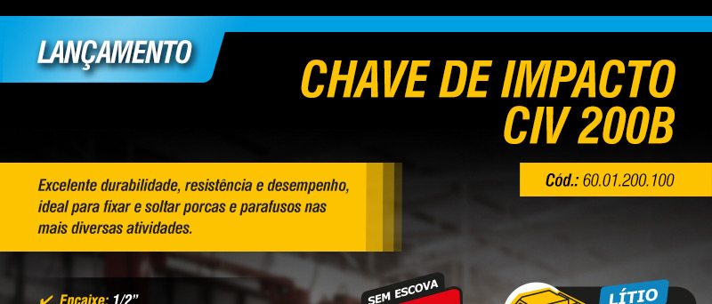 VONDER - Chave de Impacto CIV 200B