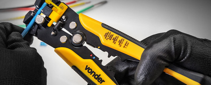 VONDER - Alicate Desencapador de Fios, 8'' - 203 mm