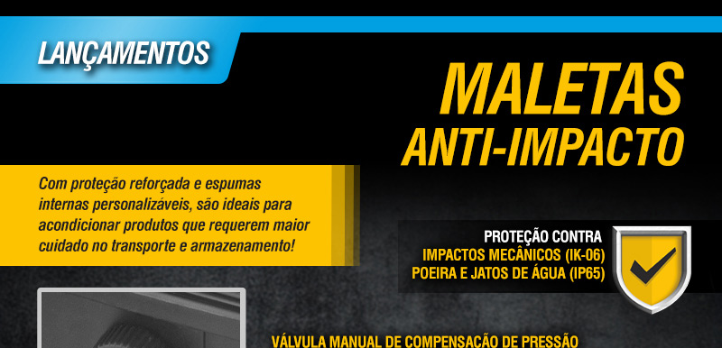 VONDER - Maletas Anti-impacto MAI 232 e MAI 270