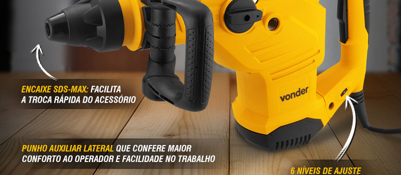 VONDER - Martelo Rompedor e Perfurador MRV 1625
