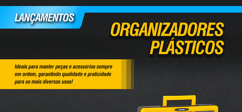 VONDER - Organizadores Plsticos OPV 120, OPV 170, OPV 230 e OPV 260
