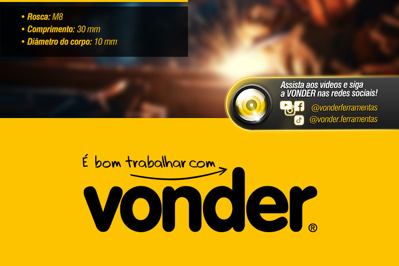 VONDER - Consumveis para o uso com Tocha MIG/MAG TMV 300/400