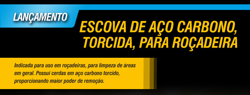 VONDER - Escova de Ao Carbono, Torcida, para Roadeira
