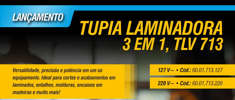 VONDER - Tupia Laminadora 3 em 1, TLV 713