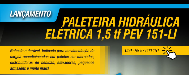 VONDER - Paleteira Hidrulica Eltrica 1,5 tf PEV 151-LI
